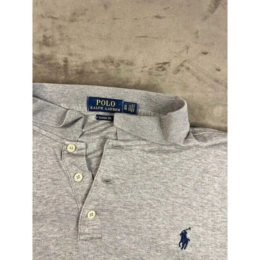 Polo‎ Ralph Lauren Shirt Mens XL Grey Classic fit